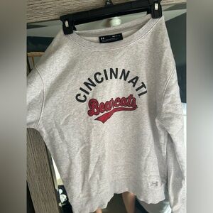 Under Armour Light Gray Cincinnati Bearcats Under Armour Sweatshirt